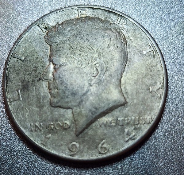 1964-D-90%-Silver-Kennedy-Half-Dollar-12.37-Grams